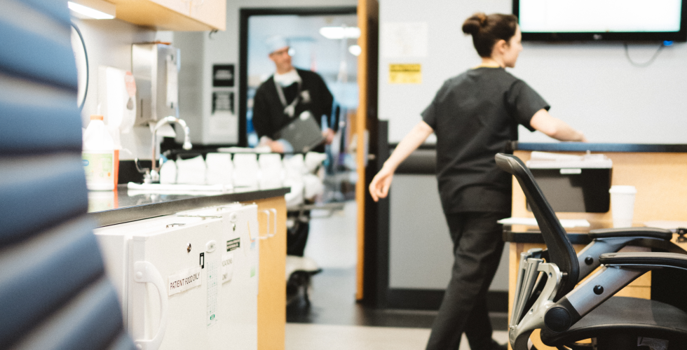Busy medical staff at BSM Surgery Center