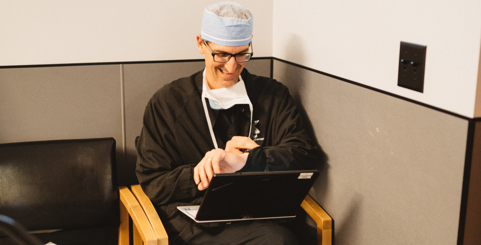 Smiling Surgeon at BSM Surgery Center in Corvallis