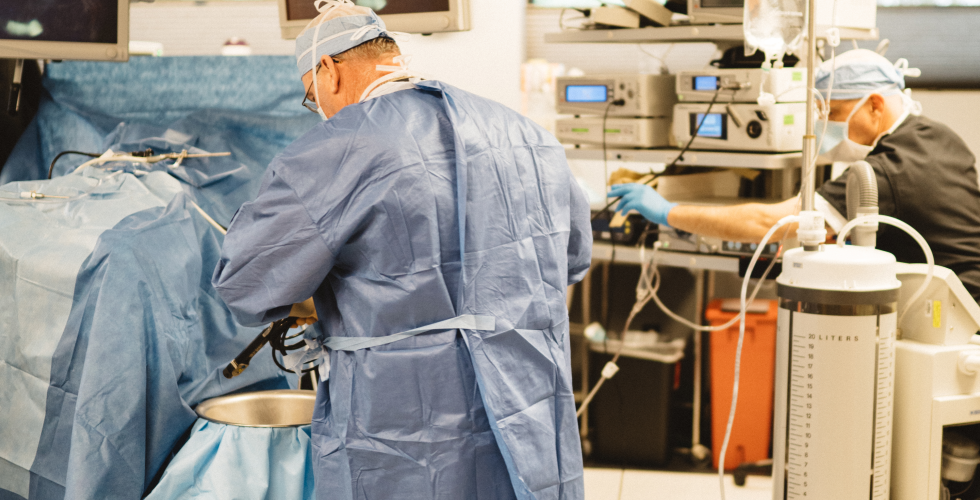 Sugical Procedure at BSM Surgery Center